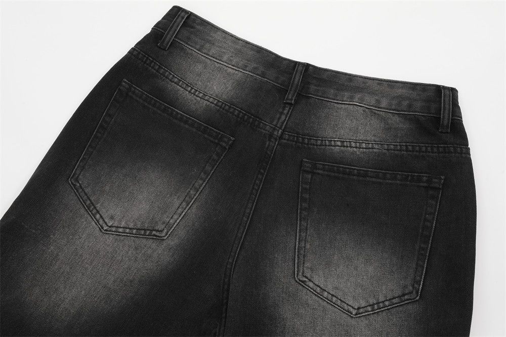 Japanese Brand Gradient washed distressed flared jeans y2k Size US 34 / EU 50 - 6 Thumbnail