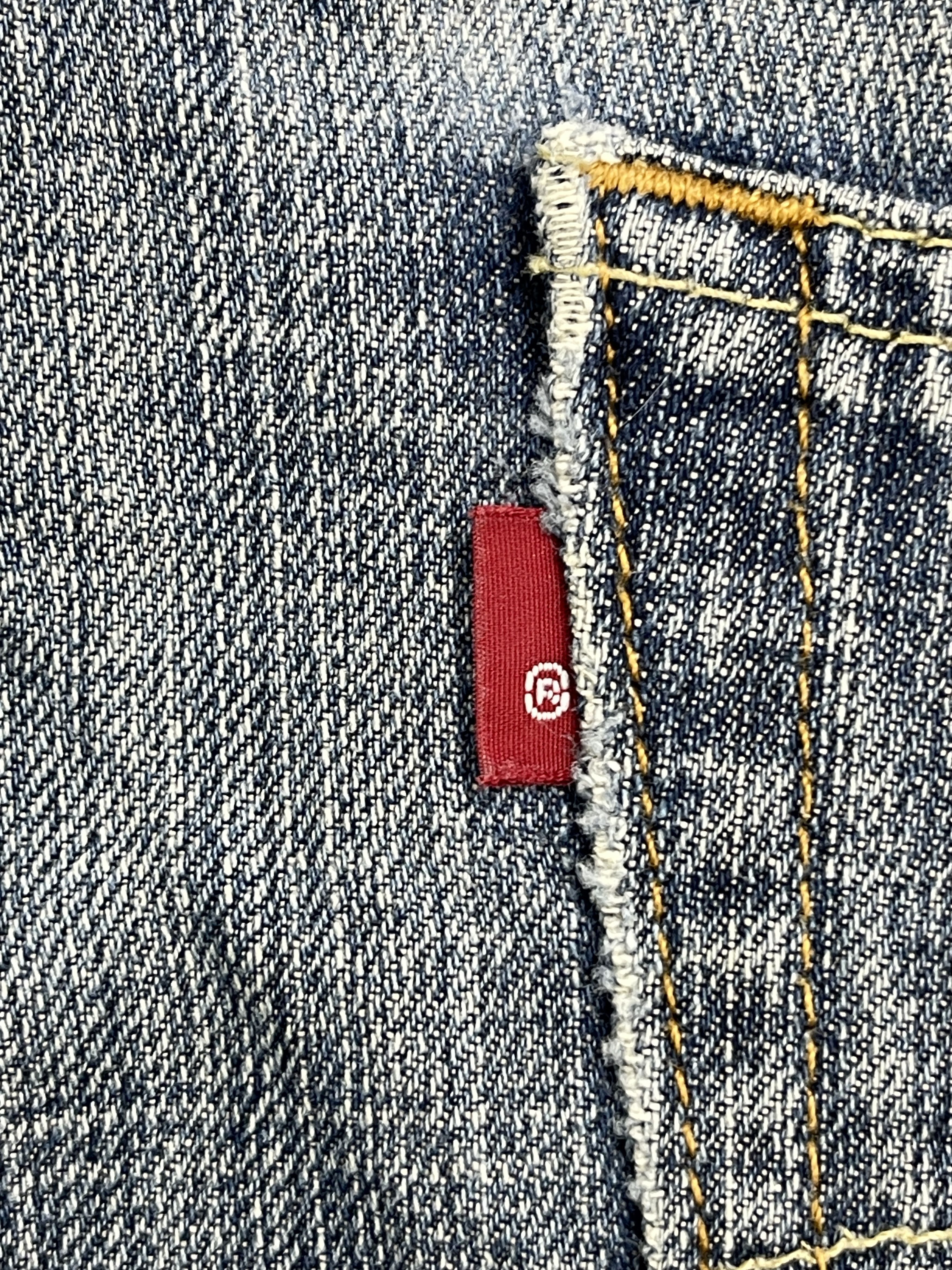 Levi's Vintage Levis 559 Faded Blue Jeans DP2573 Size US 35 - 9 Thumbnail