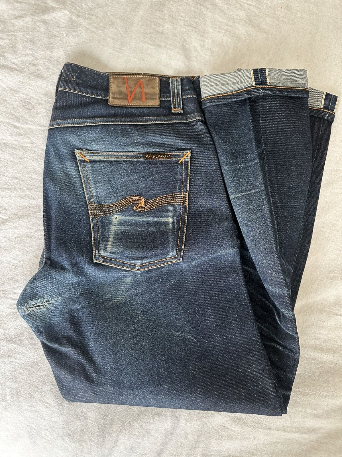 Nudie Jeans Nudie Jeans Lean Dean Selvage 31 x 30 Size US 31 - 1 Thumbnail