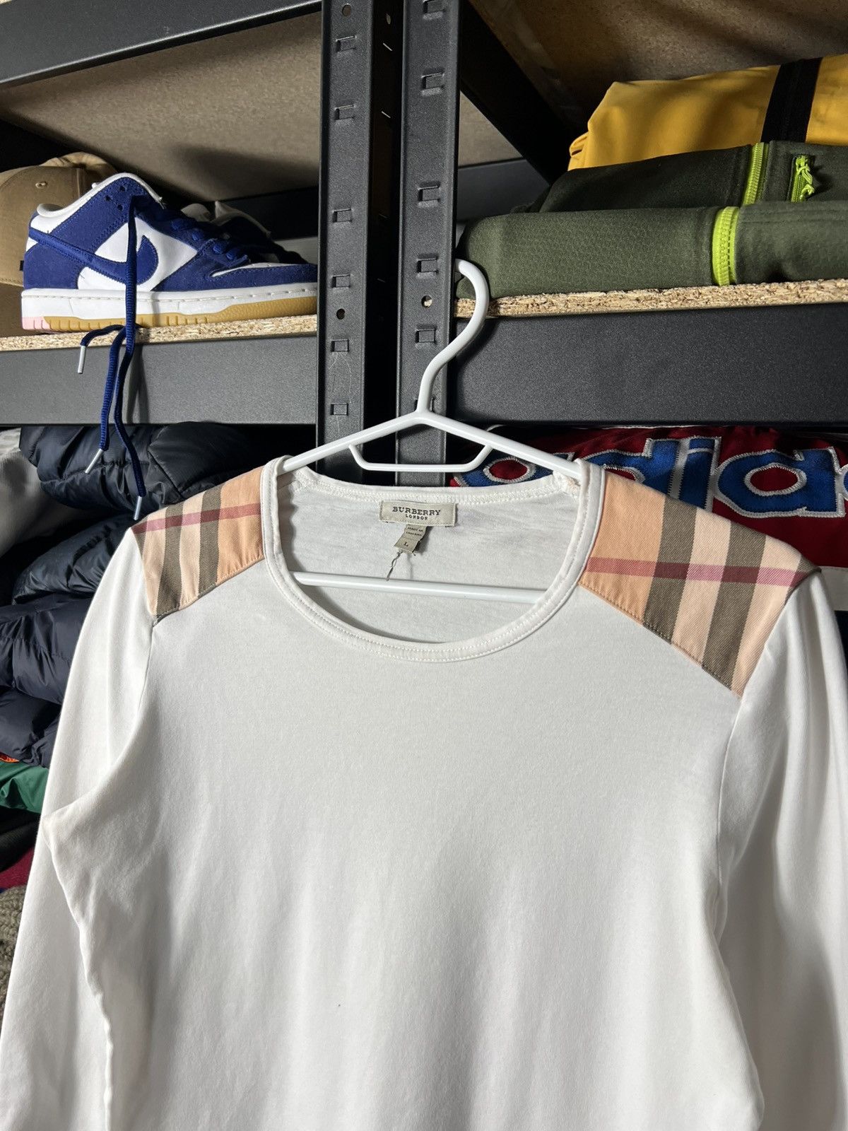 Burberry Vintage Burberry Women’s Long Sleeve Size L 🇬🇧 Size L / US 10 / IT 46 - 2 Thumbnail
