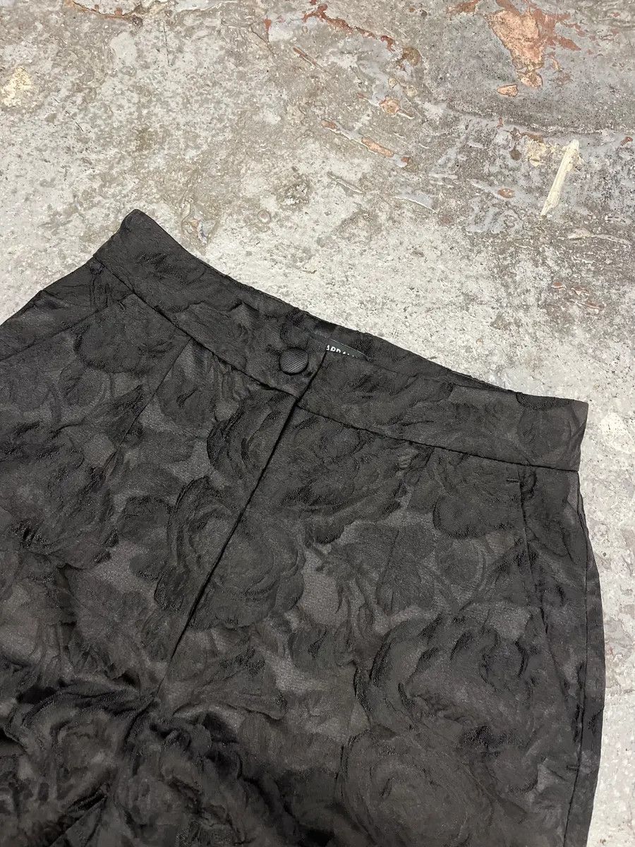 Dolce & Gabbana 2000s Dolce & Gabbana Black Embroidered Pants Size 24" / US 00 / IT 34 - 3 Thumbnail