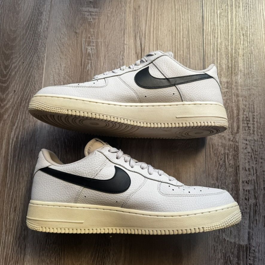 Nike NIKE • Air Force 1 Low "Vast Grey Black" (12M) Size US 12 / EU 45 - 3 Thumbnail