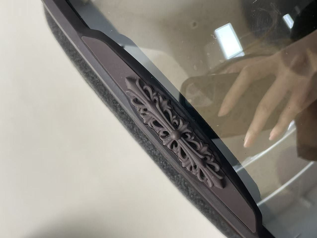Chrome Hearts Chrome Hearts SILVER MORNING Classic Brown Ski Goggles Size ONE SIZE - 11 Thumbnail