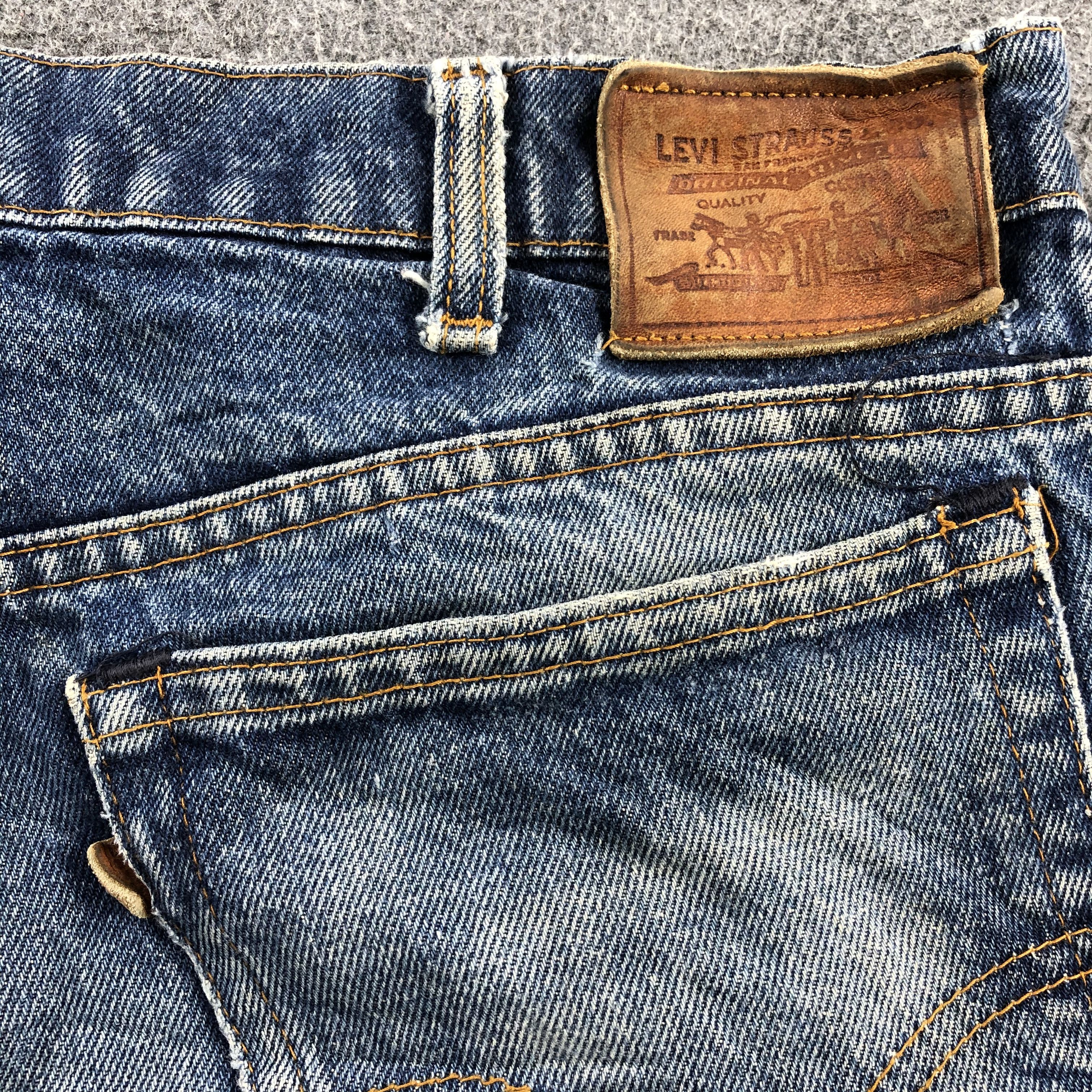 Levi's Rusty Levis Vintage Jeans Distressed Denim-J993 Size US 36 / EU 52 - 5 Thumbnail