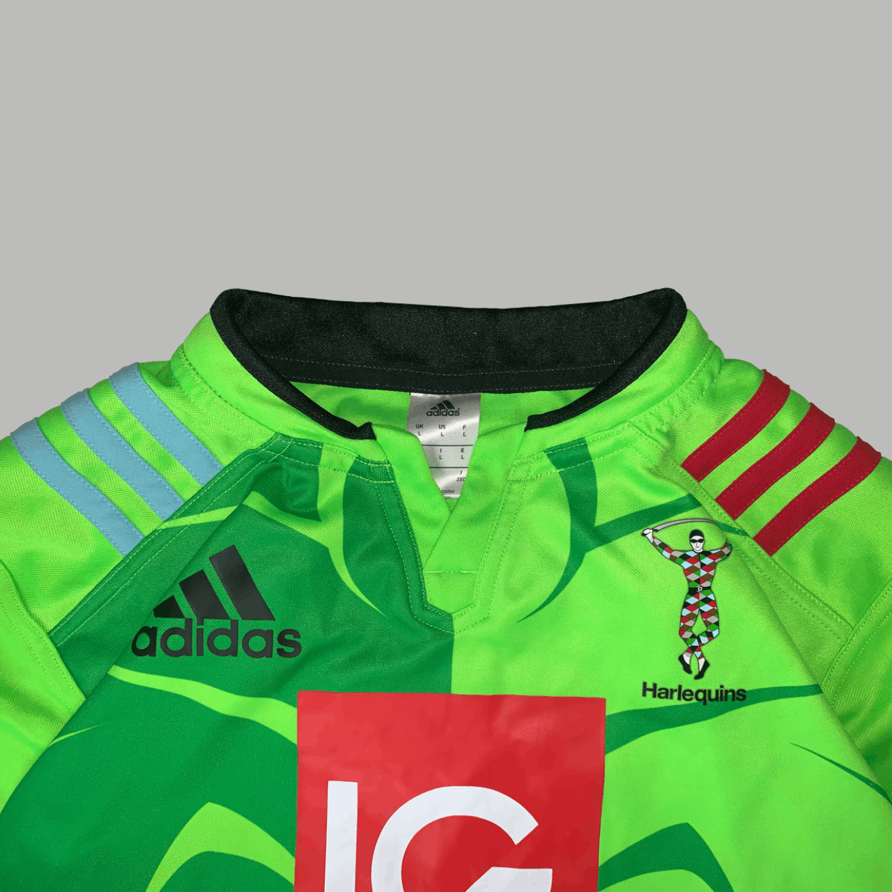 Adidas CRAZY ADIDAS OVERPRINTED JERSEY BLOCKCORE HARLEQUINS SHIRT Size US L / EU 52-54 / 3 - 2 Thumbnail