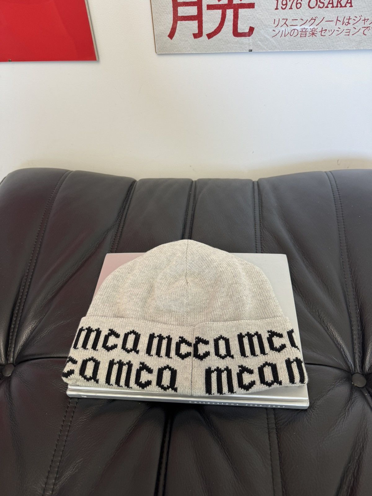 Alexander McQueen Alexander McQ Beanie Gothic Logo Designer High End Rare Size ONE SIZE - 2 Thumbnail