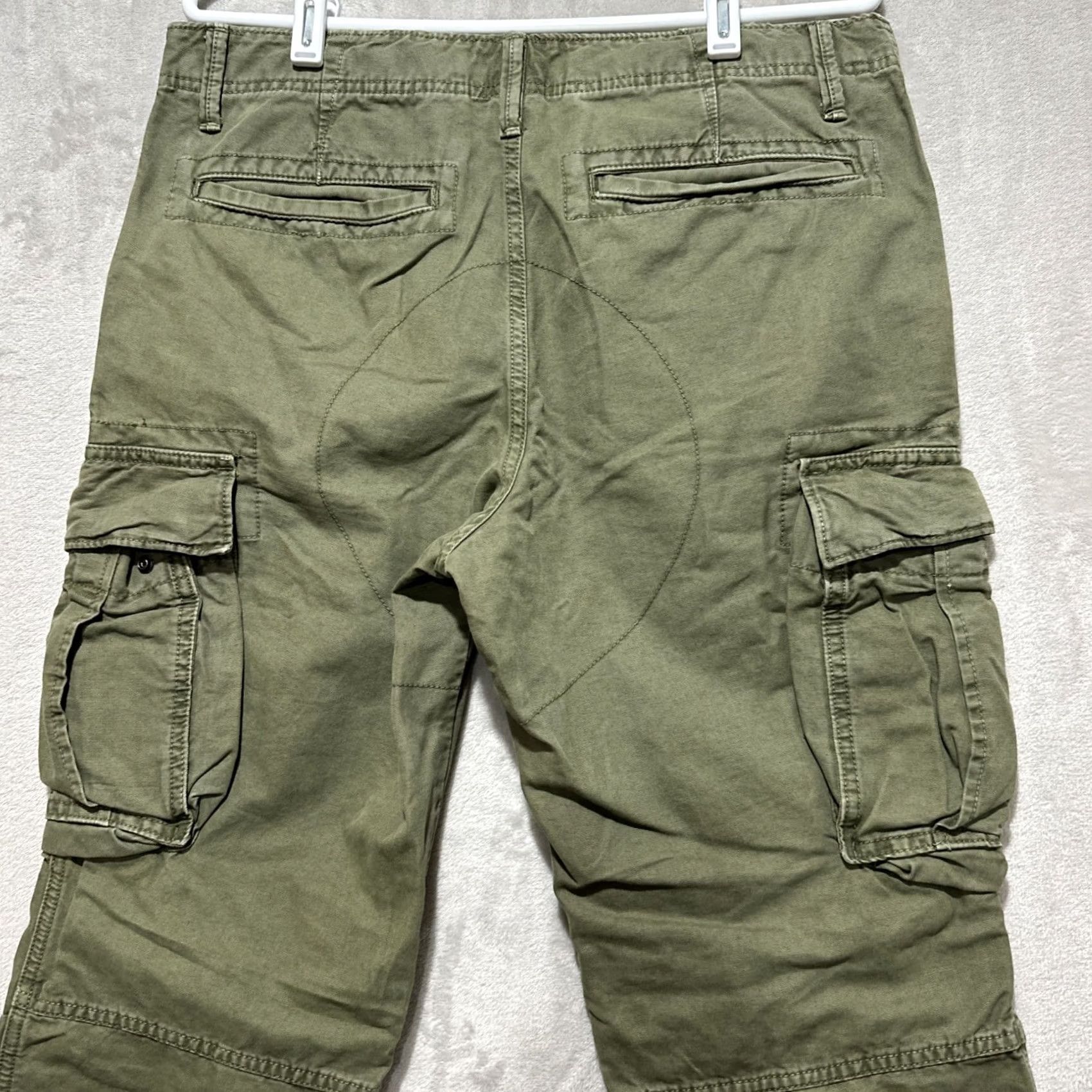 Gap Gap The Lived - In Military Slim Men's Size 32 Taper Army Green Cargo Pants Size US 32 / EU 48 - 6 Thumbnail