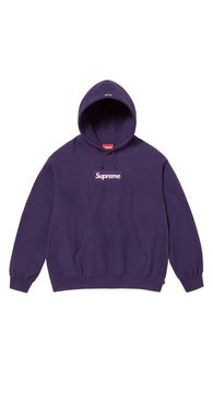 Supreme purple box online logo