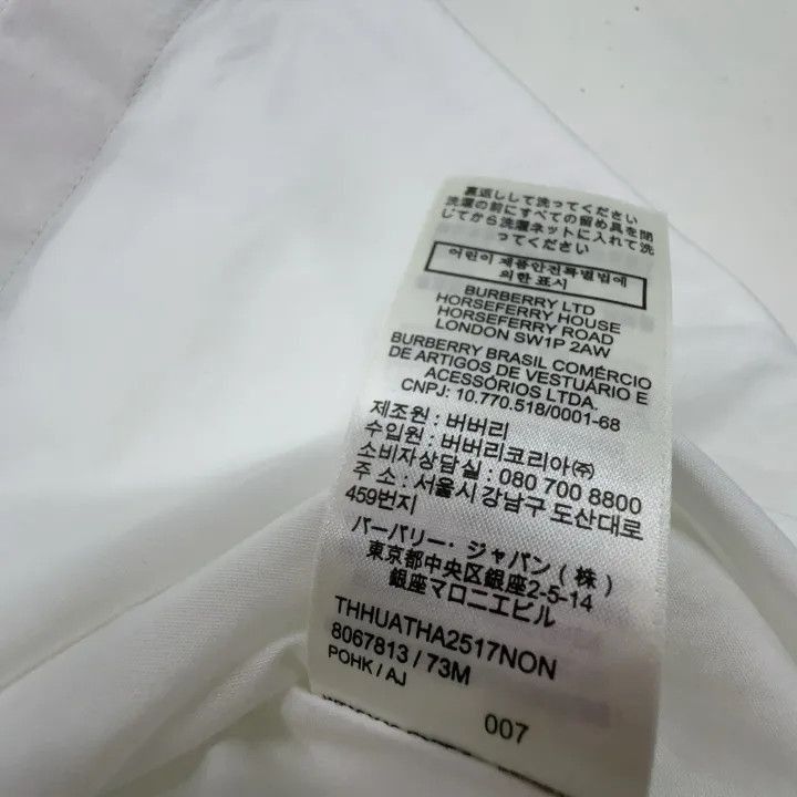 Burberry Burberry Burberry SS23 White Plaid Long Sleeve Shirt-2507 Size US S / EU 44-46 / 1 - 4 Thumbnail