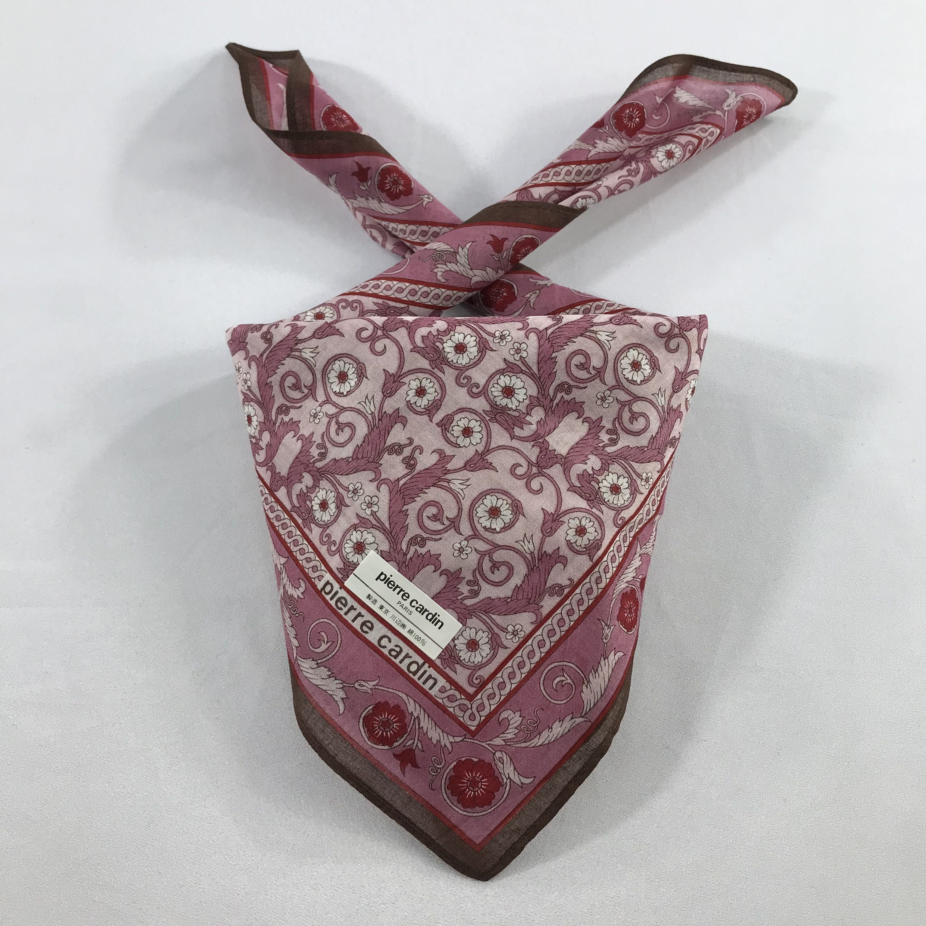 Pierre Cardin × Vintage Pierre Cardin Bandana / Handkerchief / Neckerchief - S2334 Size ONE SIZE - 3 Thumbnail