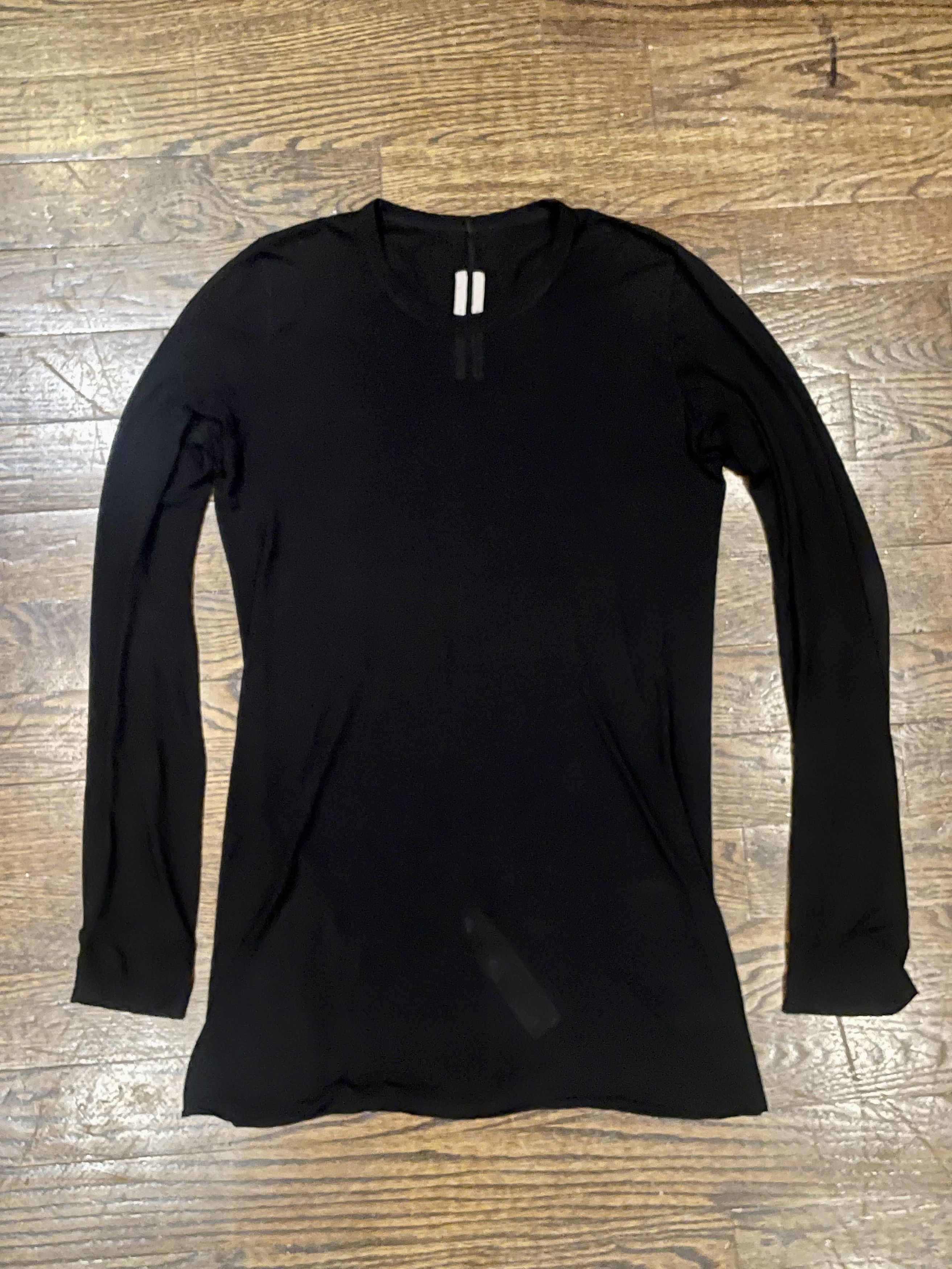 image of Rick Owens Sisyphus Uc Long Sleeve in Black, Men's (Size Medium)