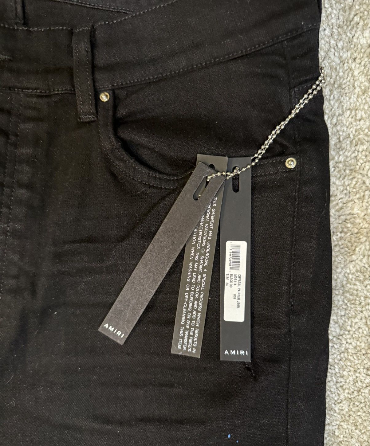 Amiri Amiri Crystal Painter Jeans Size US 34 / EU 50 - 6 Thumbnail