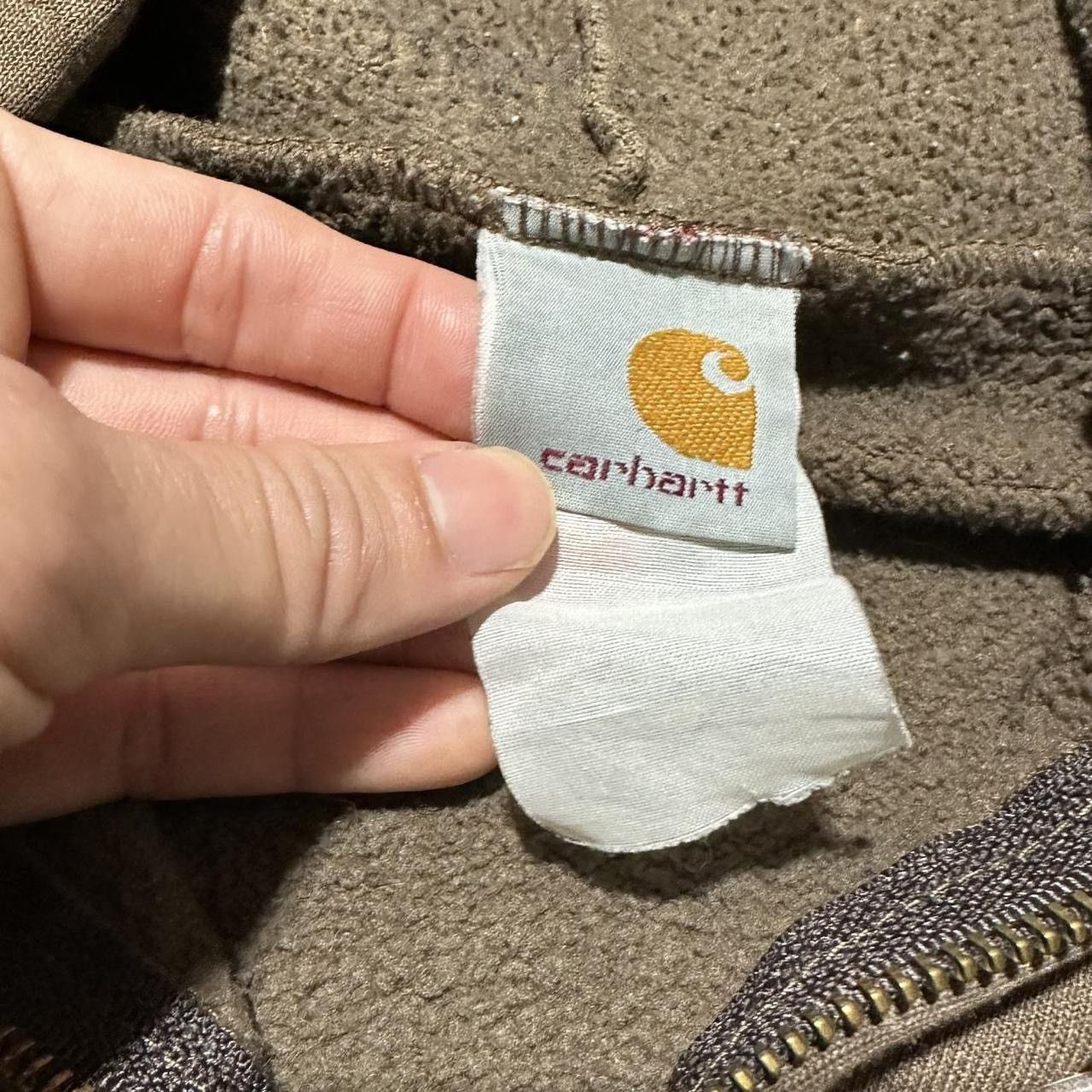 Carhartt Brown Carhartt zip-up hoodie XL Size US XL / EU 56 / 4 - 2 Thumbnail