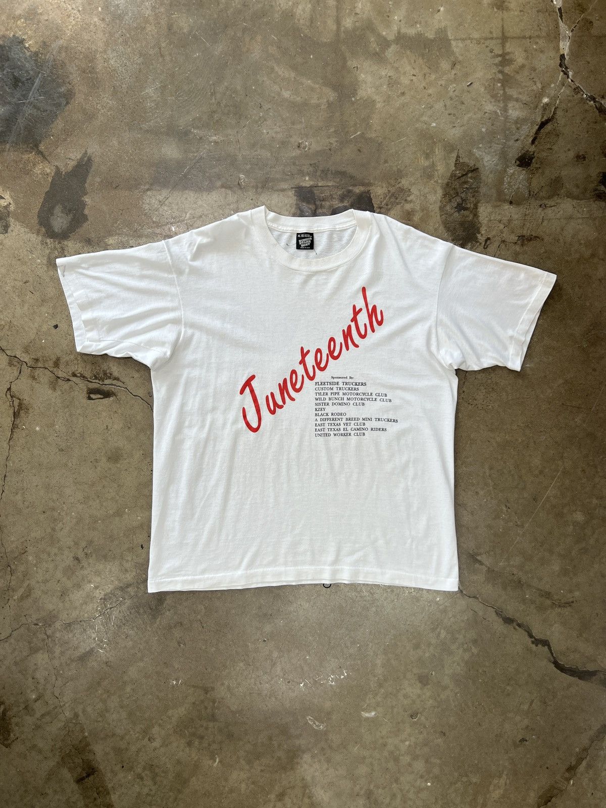 Vintage Vintage 90s Juneteenth Can We Get Along Social Justice XL Size US XL / EU 56 / 4 - 3 Thumbnail