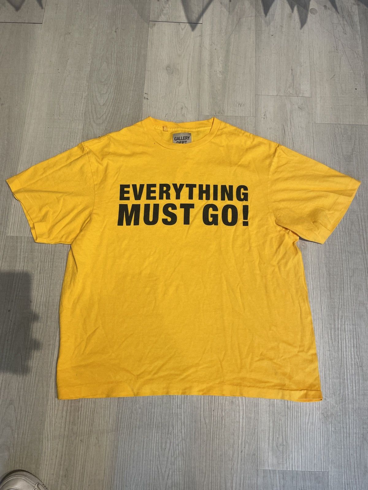 Gallery Dept. Gallery Dept. Everything Must Go T-Shirt Yellow L Size US L / EU 52-54 / 3 - 1 Thumbnail
