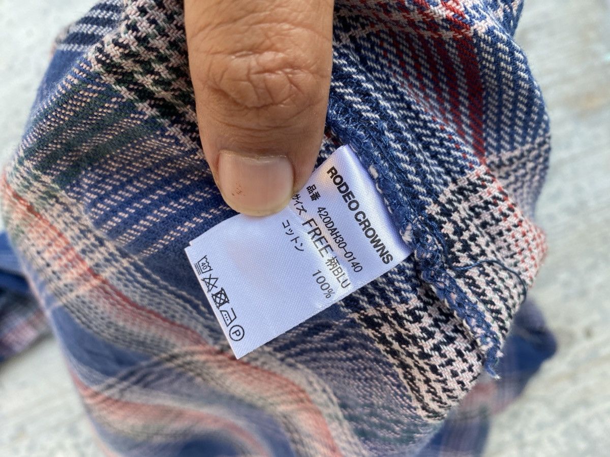 Flannel × Japanese Brand Vintage Rodeo Crown Blouses Flannel Size XL / US 12-14 / IT 48-50 - 8 Thumbnail