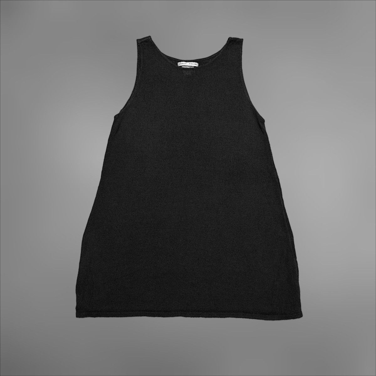 Sarah Pacini Sarah Pacini vintage avant garde textured black dress top Size ONE SIZE - 1 Thumbnail