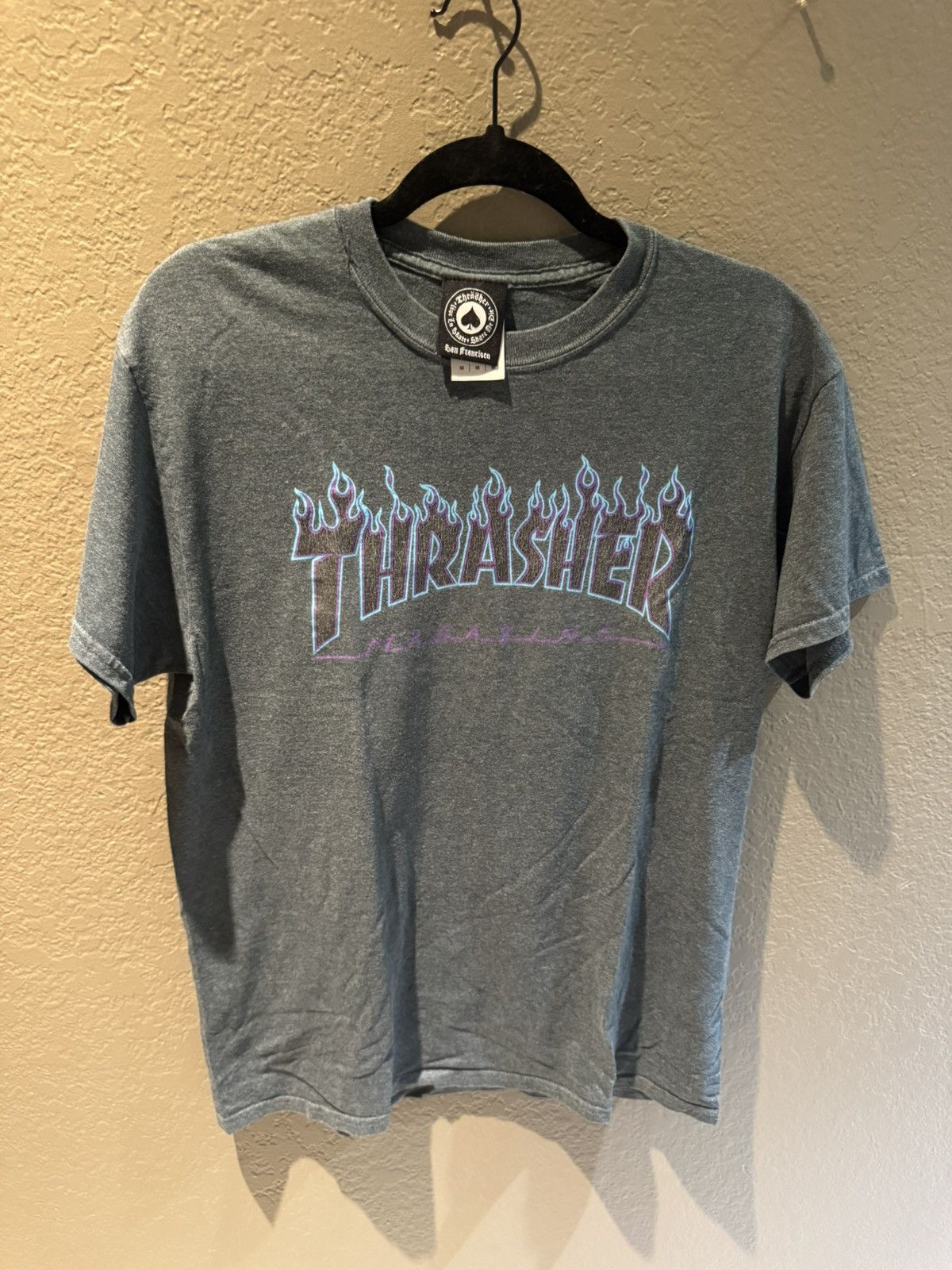 Thrasher Dark Grey Blue Purple Thrasher Magazine Tee Medium Size US M / EU 48-50 / 2 - 1 Thumbnail
