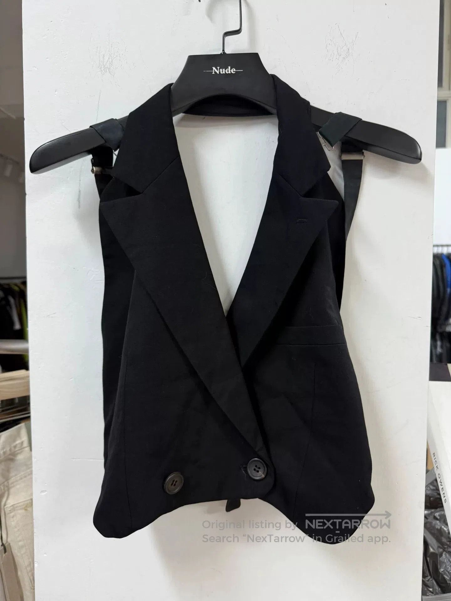 Issey Miyake Issey Miyake Wool Fake Collar Vest. Size US M / EU 48-50 / 2 - 2 Thumbnail