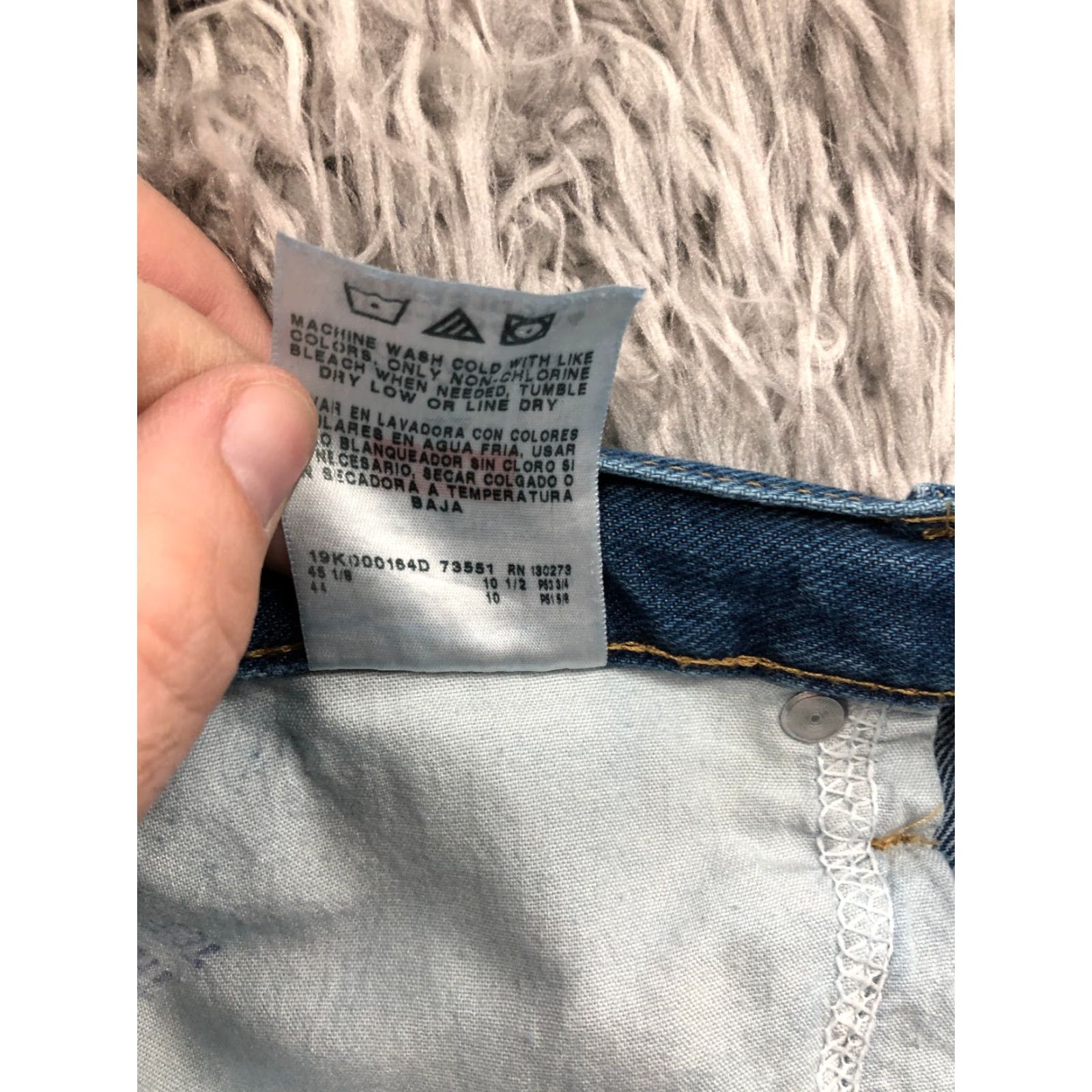 Wrangler Wrangler Shorts Mens 42 Mid Rise Dark Wash Blue Denim 5-Pocket Bermuda Jeans Shorts Size US 42 / EU 58 - 8 Thumbnail