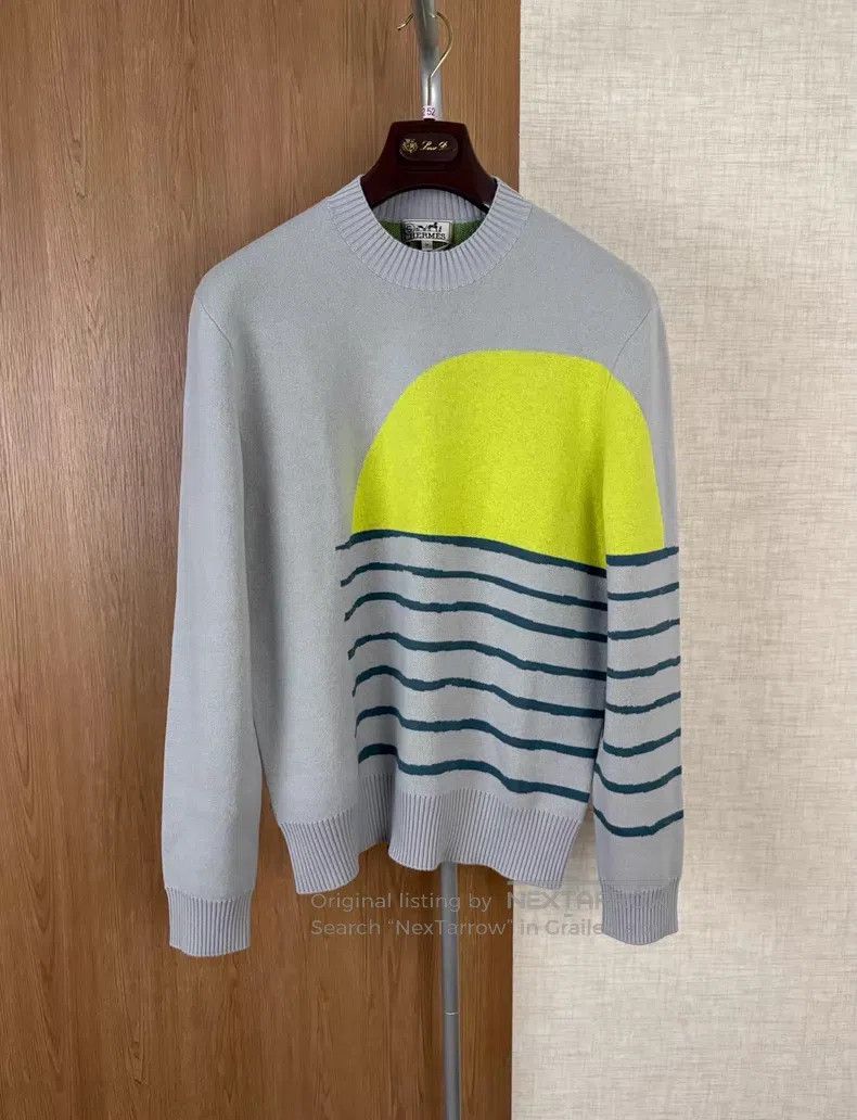 Hermes Hermes Men's Cashmere Sweater for Autumn and Winter Size US M / EU 48-50 / 2 - 1 Thumbnail