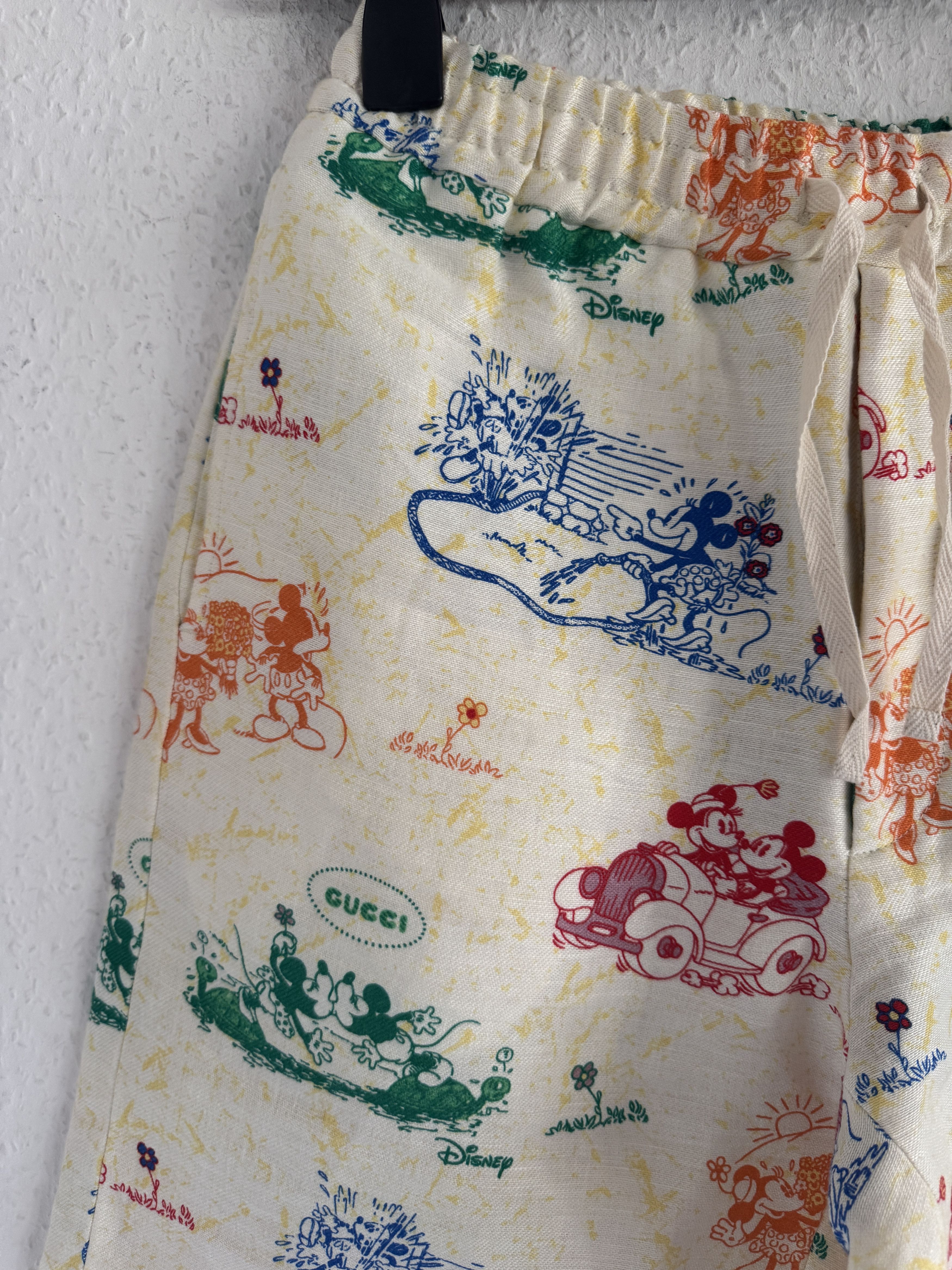 Disney × Gucci Linen Mickey Shorts Size US 30 / EU 46 - 5 Thumbnail