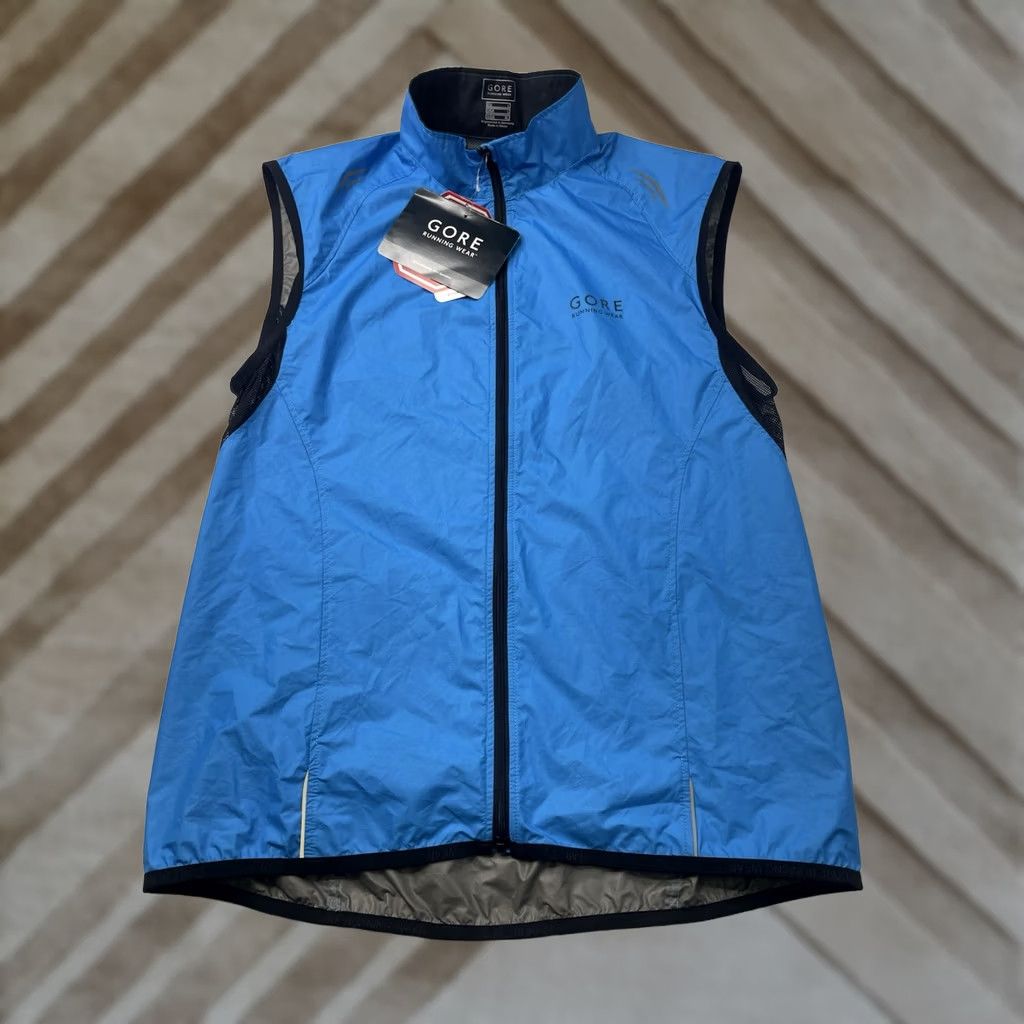 Vintage GORE RUNNING WEAR Windstopper Active Shell Vest Run Blue L Adults Unisex NWT Size US L / EU 52-54 / 3 - 1 Thumbnail