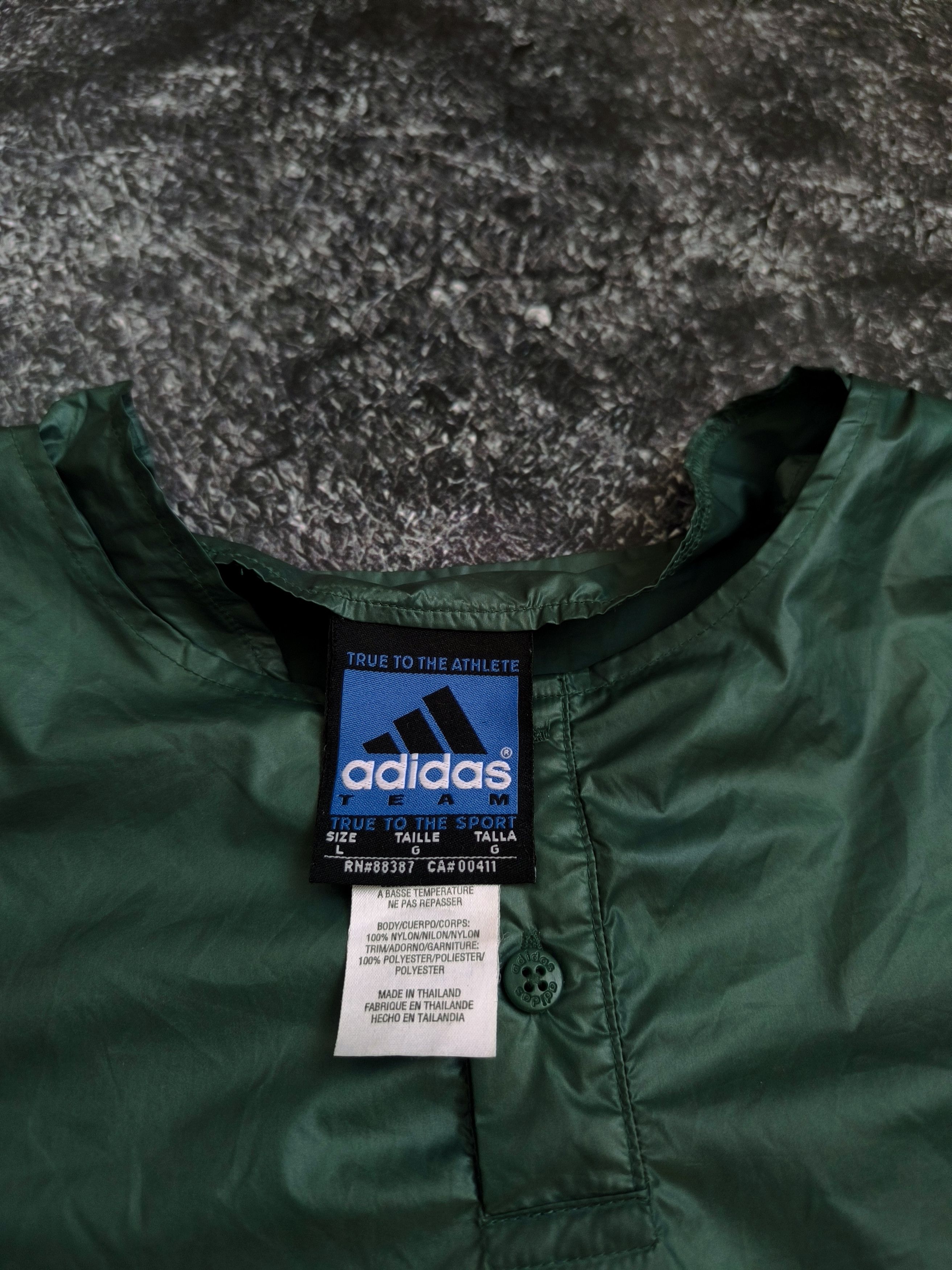 Adidas Vintage raincoats Adidas 90s size L Size US L / EU 52-54 / 3 - 3 Thumbnail
