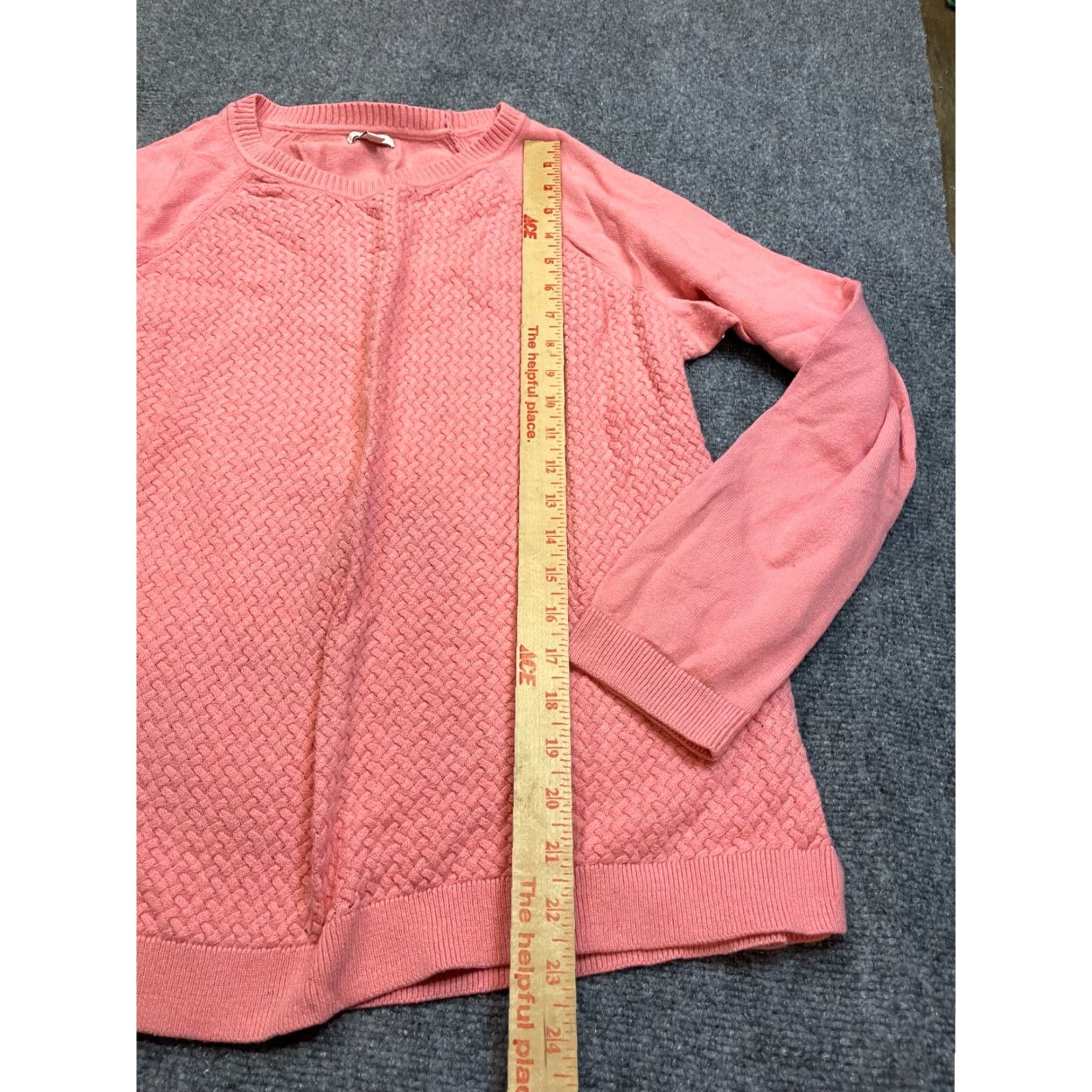 Pinko SONOMA Sweater Womens Large L Pink Long Sleeve Pullover Knit Pullover Shirt Light Knit Ladies Pink Sweater Size L / US 10 / IT 46 - 2 Thumbnail