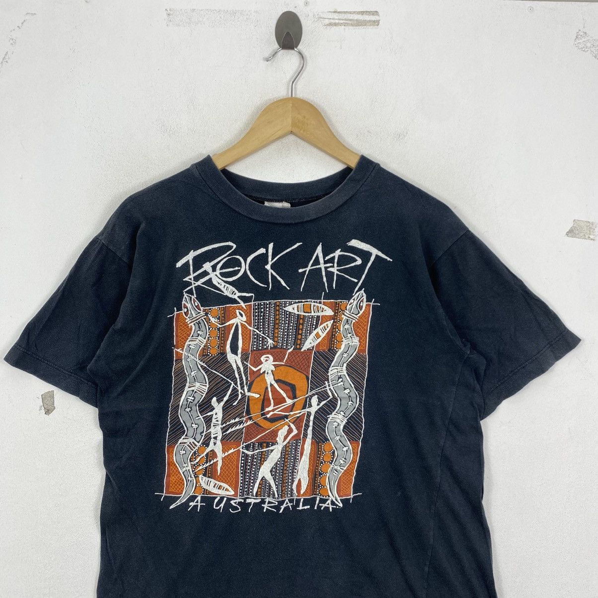 Vintage 90s Gooses Australia Rock Art T-Shirt M Aboriginal Vintage Size US M / EU 48-50 / 2 - 3 Thumbnail