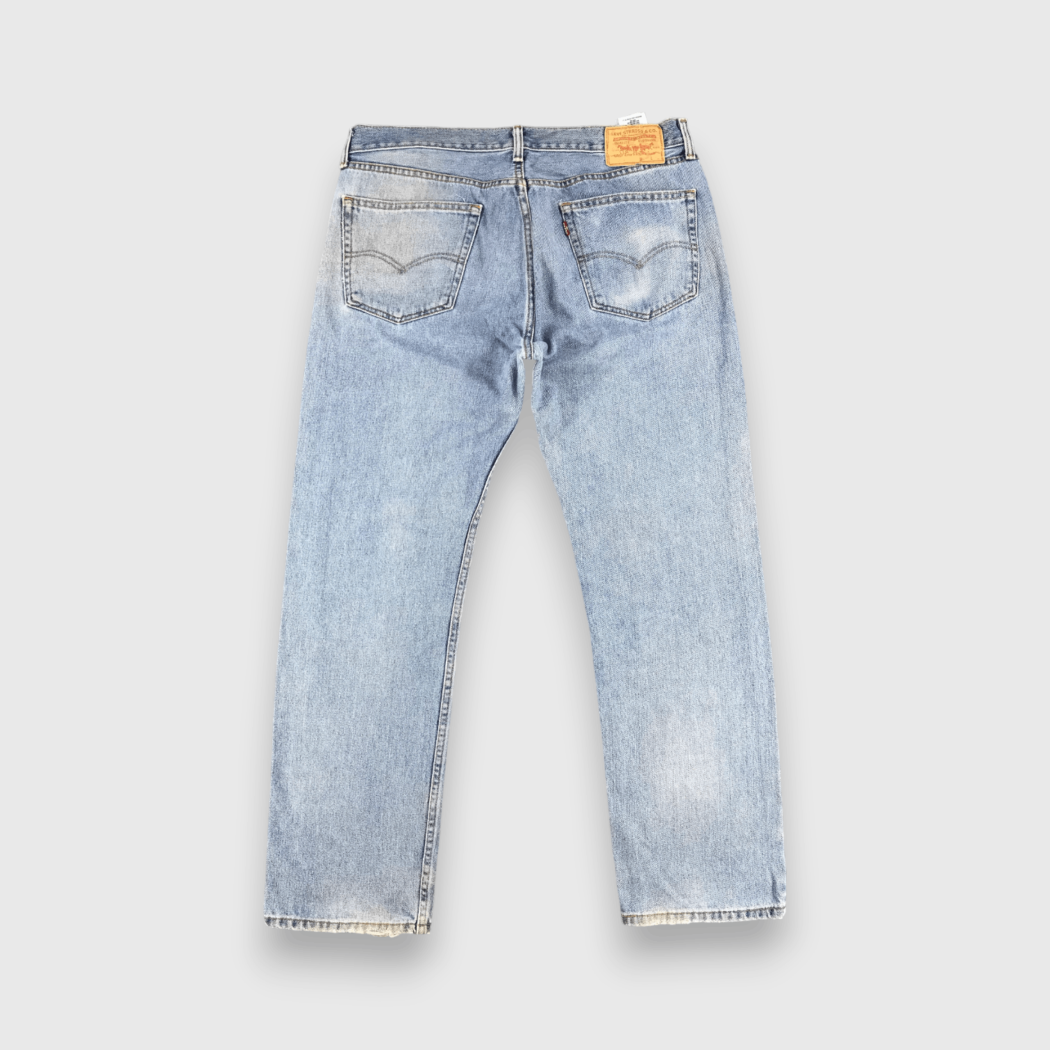 Levi's Light Washed Levis 505 Vintage Jeans -J1086 Size US 38 / EU 54 - 2 Thumbnail