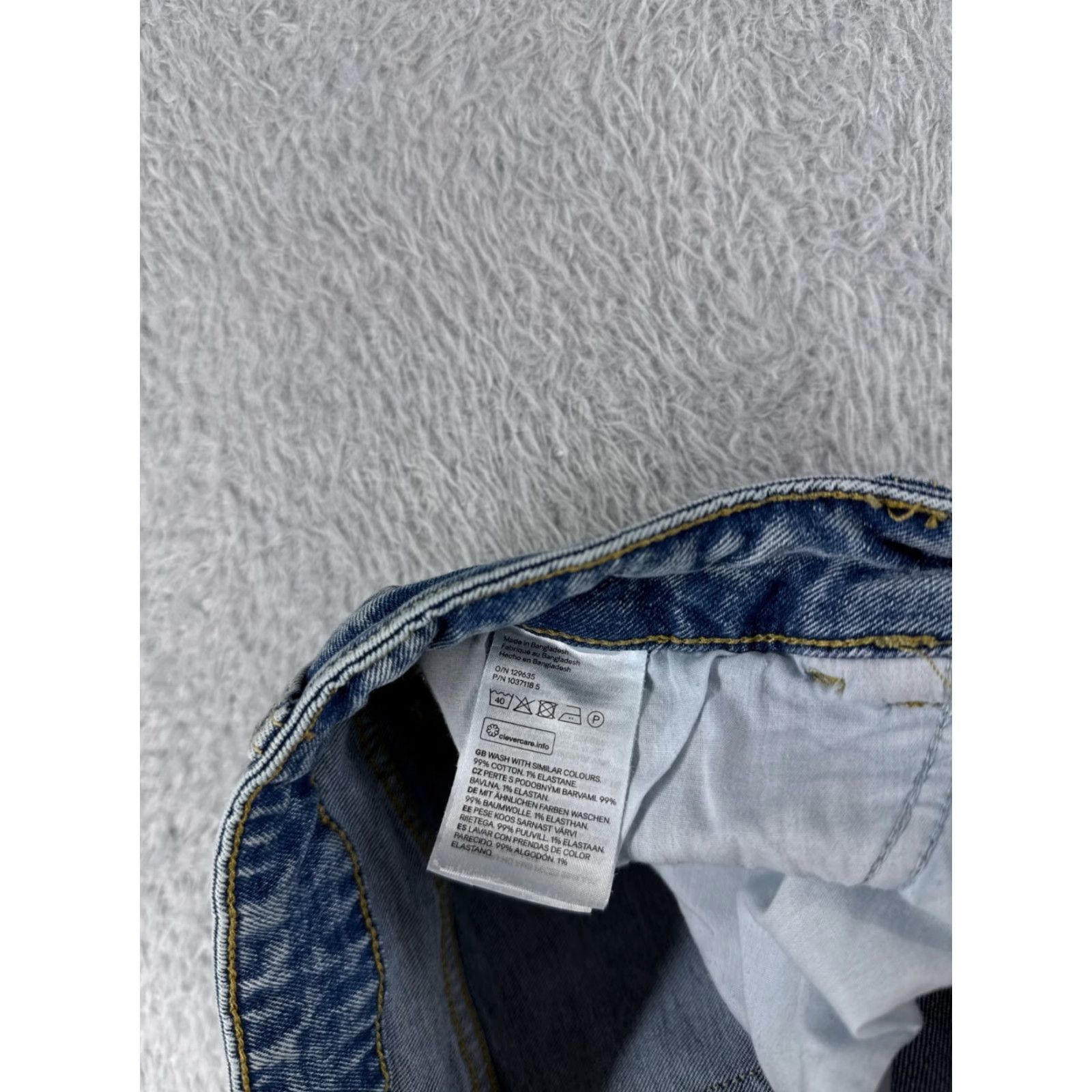 Denime Vintage Divided Women’s Blue Denim Bootcut Jeans 8 Regular Low Rise Cotton 28x30 Size 30" / US 8 / IT 44 - 7 Thumbnail