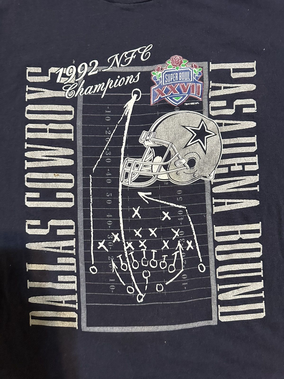 NFL × Vintage Vintage NFL Dallas Cowboys “championship” shirt 90s size Xl Size US XL / EU 56 / 4 - 2 Thumbnail