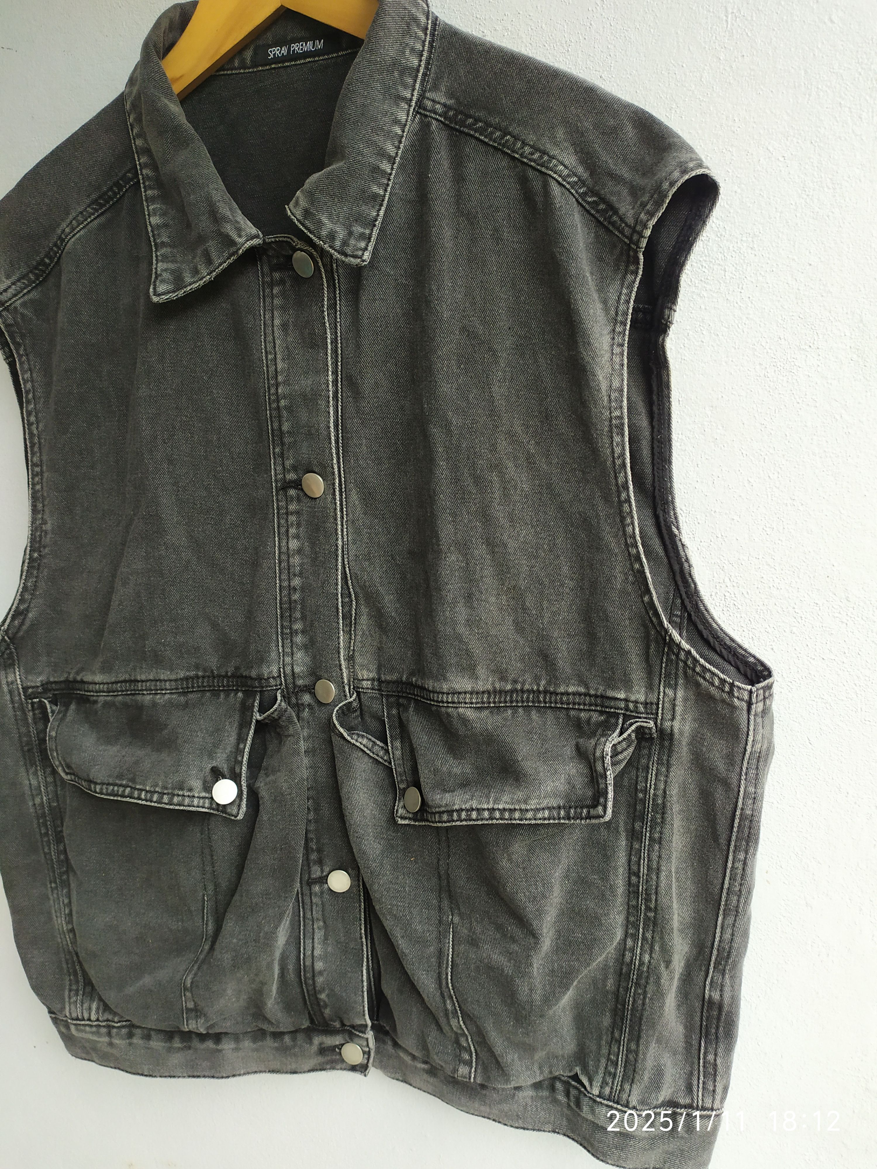 If Six Was Nine × Japanese Brand Spray Premium Black Vest Size US XL / EU 56 / 4 - 5 Thumbnail
