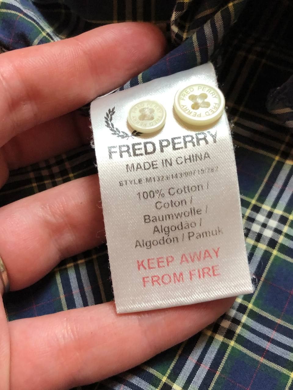 Fred Perry Fred Perry Shirt Size US S / EU 44-46 / 1 - 3 Thumbnail