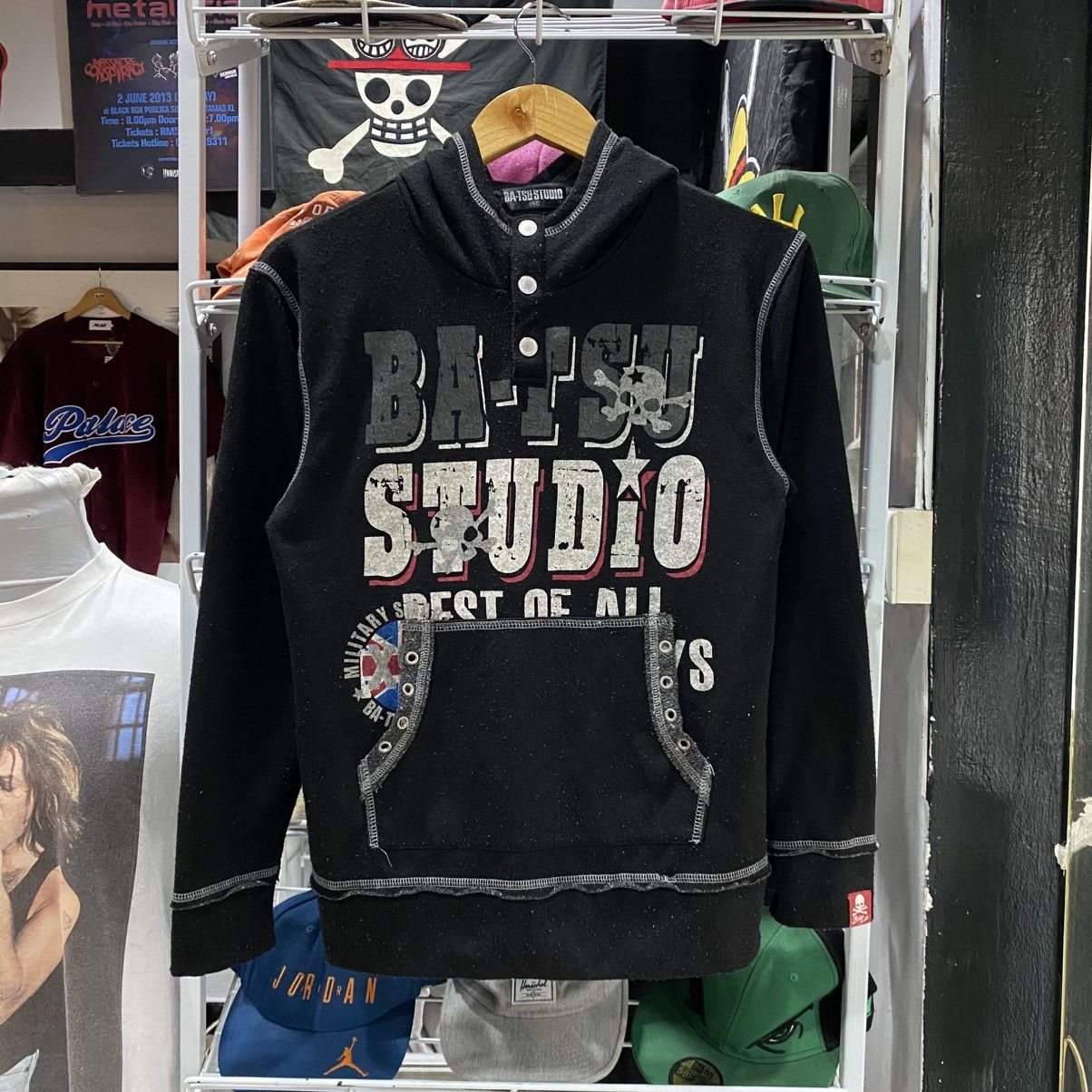 Vintage 🔥BATSU STUDIO SKULL SKELETON HOODIES Size US S / EU 44-46 / 1 - 1 Thumbnail