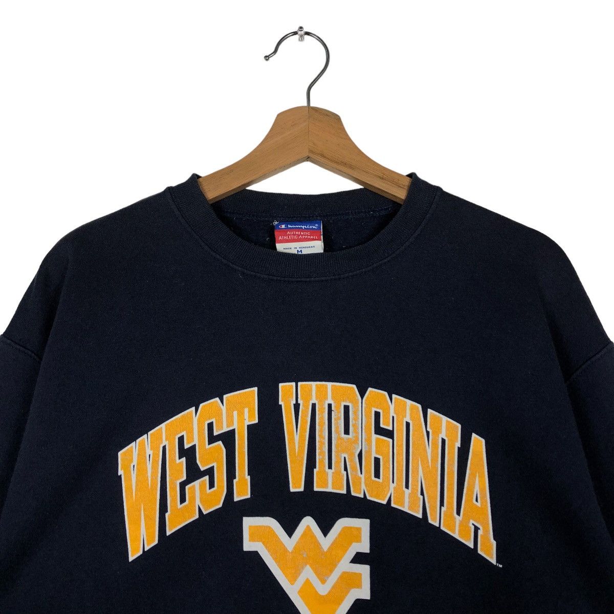 Champion Vintage Sweatshirt Champion West Virginia Spell Out BigLogo Size US M / EU 48-50 / 2 - 2 Thumbnail