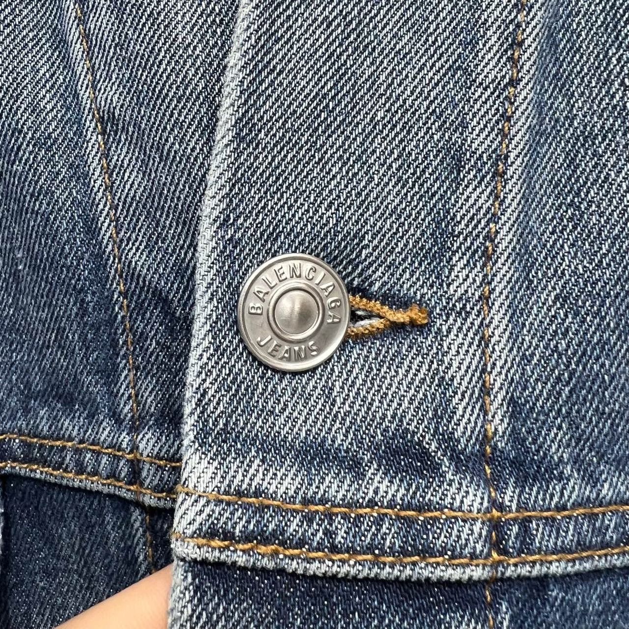 Balenciaga Balenciaga x FORTNITE 2021 Large Fit Jacket in blue denim Size US XS / EU 42 / 0 - 4 Thumbnail