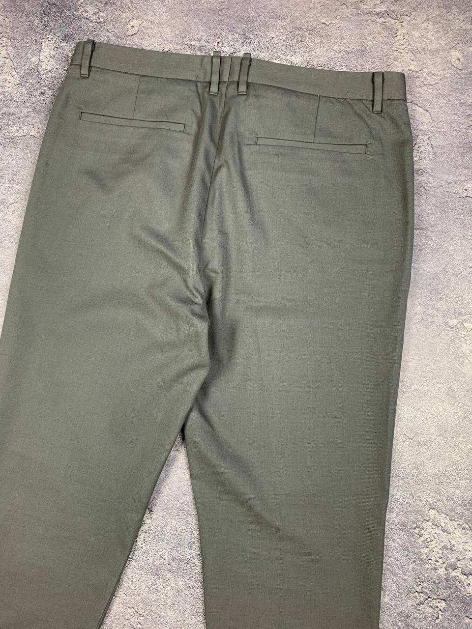 Allsaints AllSaints Gray Wool Blend Trousers W32 Tailored Cropped Fit Size US 34 / EU 50 - 15 Thumbnail
