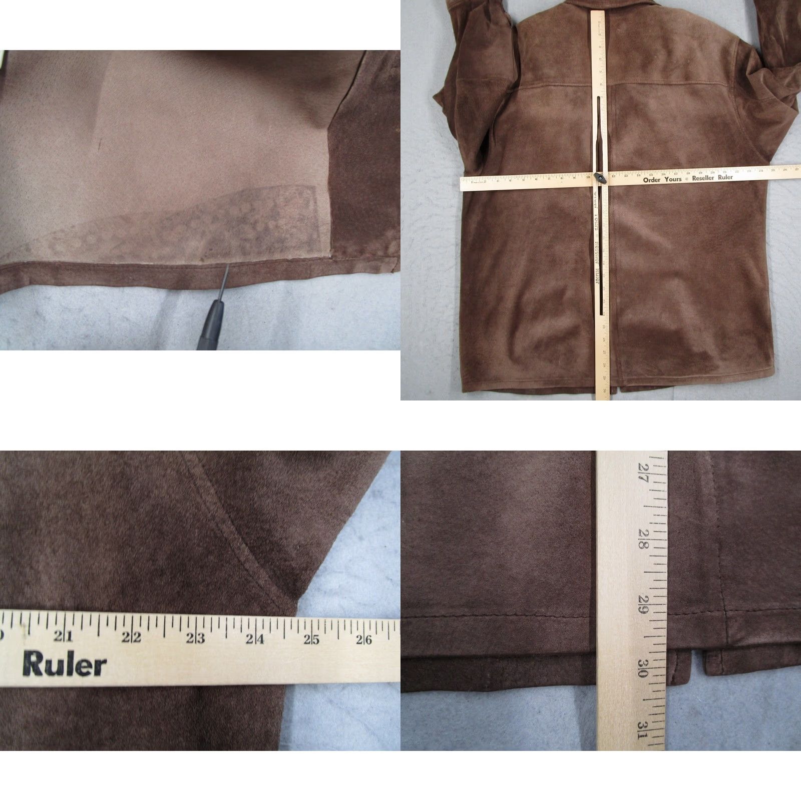 Vintage VINTAGE BC Ethic Skins Mens Brown Suede Leather Button Front Shirt Jacket Large Y2K Size US L / EU 52-54 / 3 - 8 Thumbnail