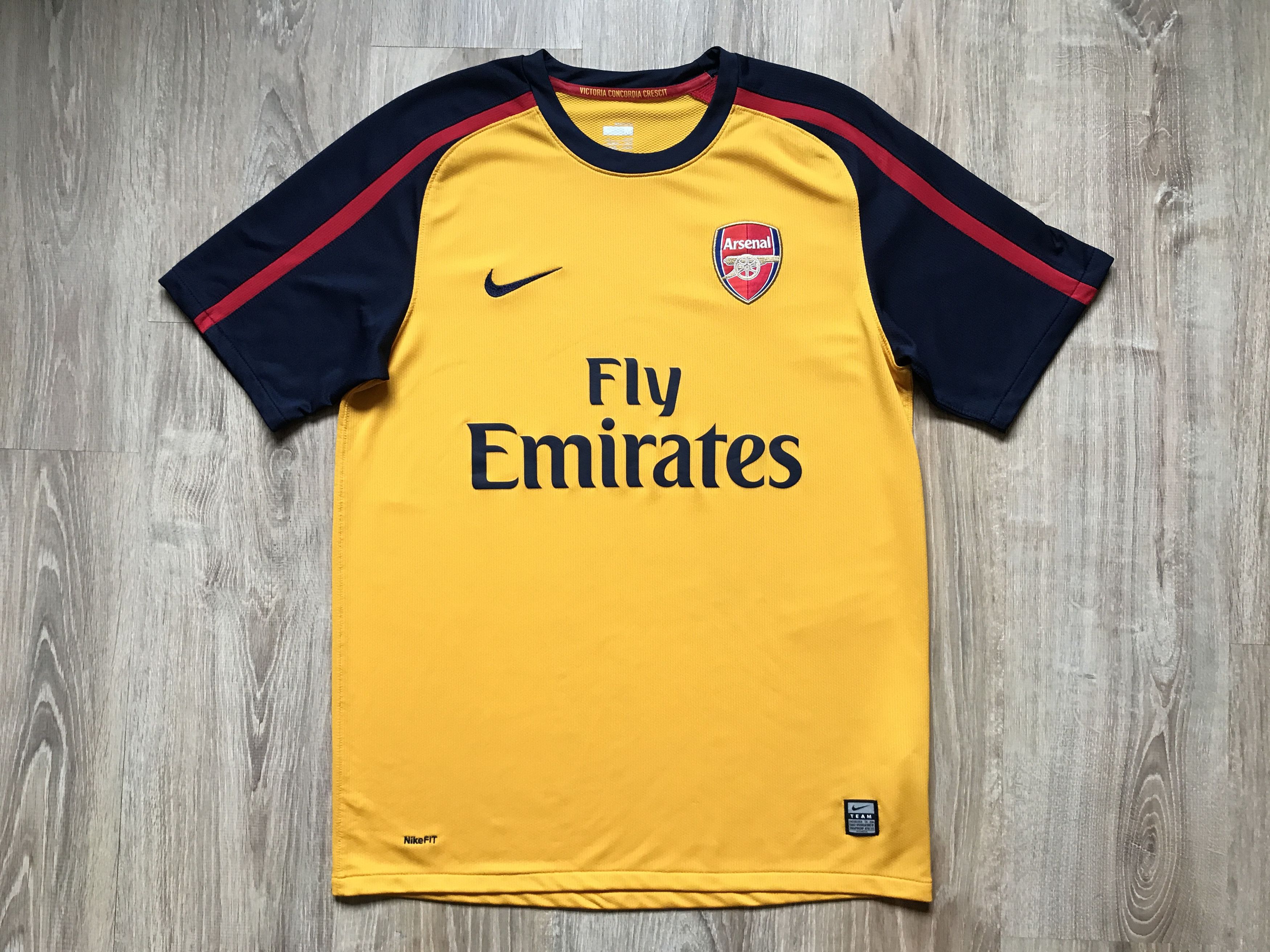 Nike × Vintage Vintage Nike Arsenal Away Shirt 2008-2009 Size US M / EU 48-50 / 2 - 1 Thumbnail
