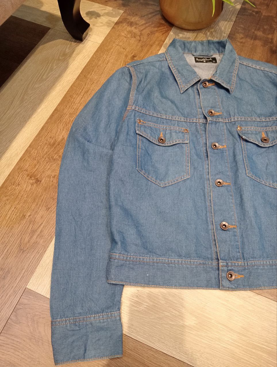 Margaret Howell MARGARET HOWELL BLUE DENIM JACKET - SIZE L Size US L / EU 52-54 / 3 - 5 Thumbnail