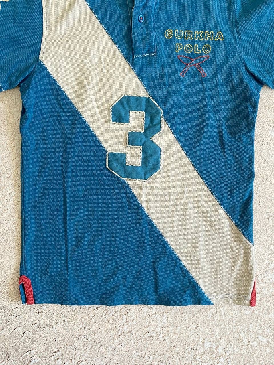 Japanese Brand × Vintage Japanese distressed rugby polo Ralph style Size US S / EU 44-46 / 1 - 5 Thumbnail