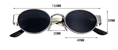 Vintage Vintage round frame sunglasses Size ONE SIZE - 2 Thumbnail