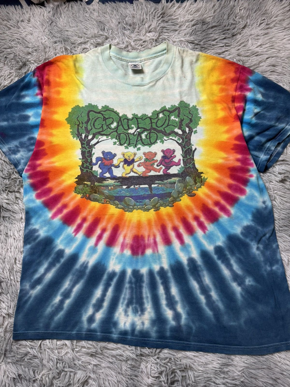 Grateful Dead Vintage Grateful Dead Tye Dye 1997 Size US XL / EU 56 / 4 - 1 Thumbnail