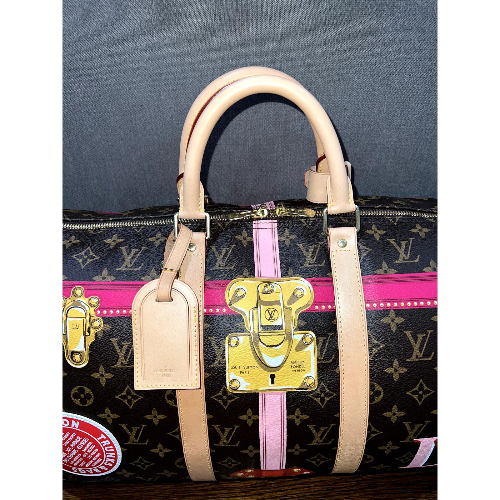 Louis Vuitton Louis Vuitton Keepall Bandouliere Monogram Travel Bag Size ONE SIZE - 4 Thumbnail