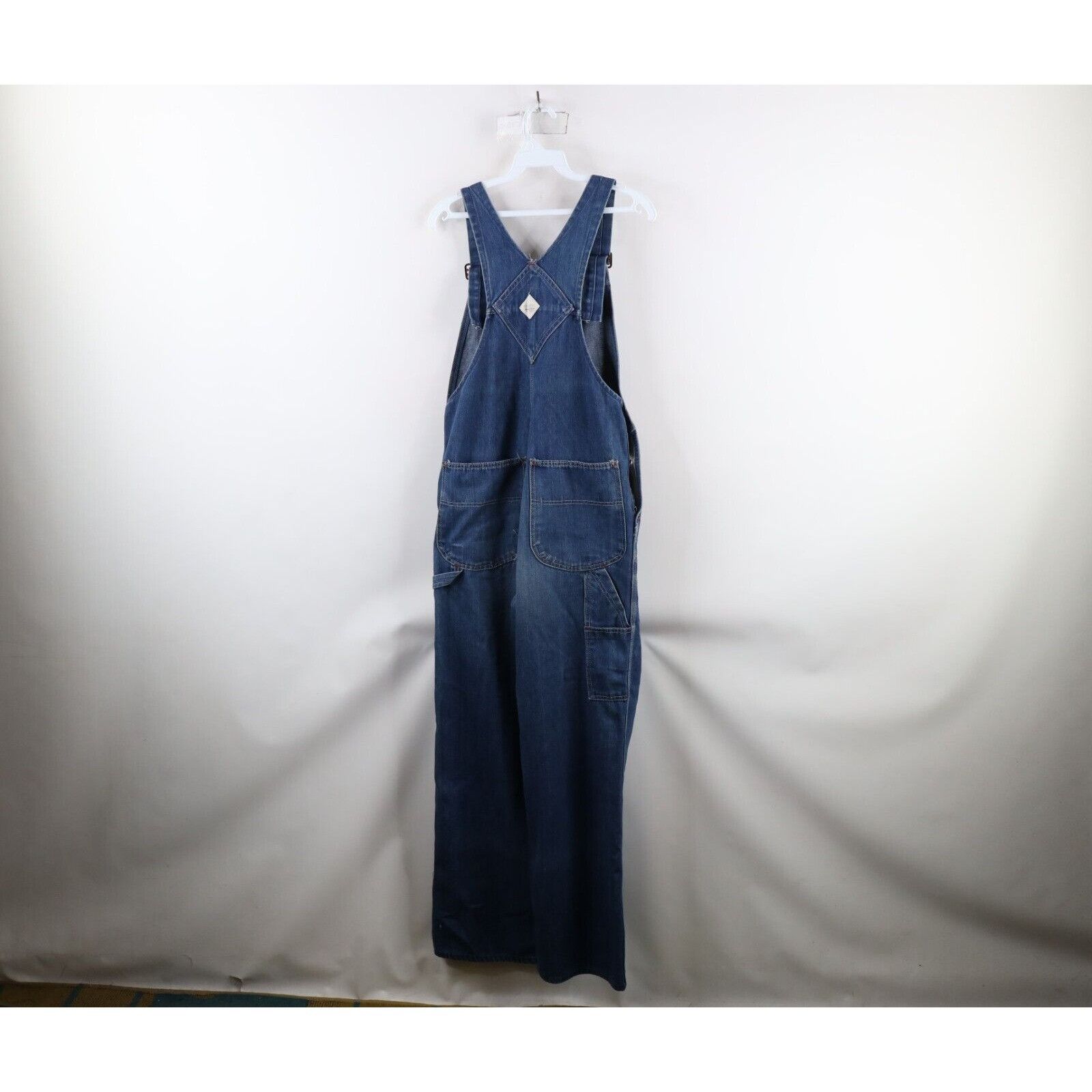 Big Mac × Vintage Vintage 60s 70s Big Mac Distressed Square Bak Denim Overalls Size US M / EU 48-50 / 2 - 14 Thumbnail