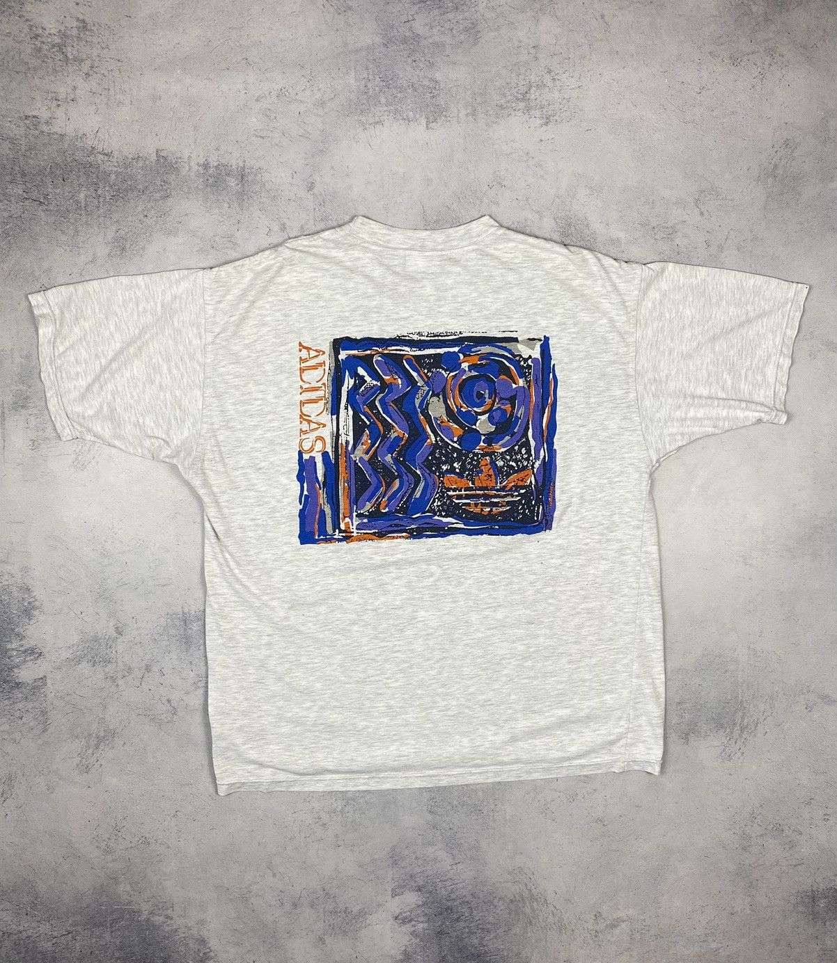 Adidas Vintage 90s Adidas Big Logo Retro T Shirt Size XL Size US XL / EU 56 / 4 - 2 Thumbnail