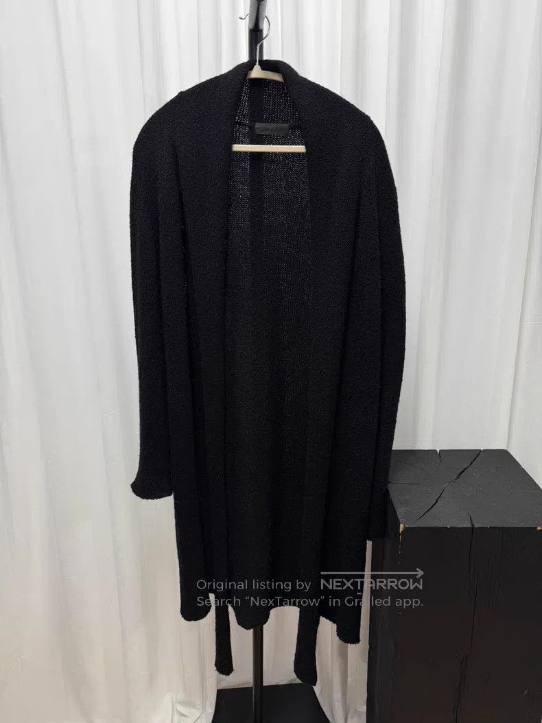 Yohji Yamamoto Yohji Yamamoto Wool blend scarf collar cut-out cardigan Size S / US 4 / IT 40 - 5 Thumbnail