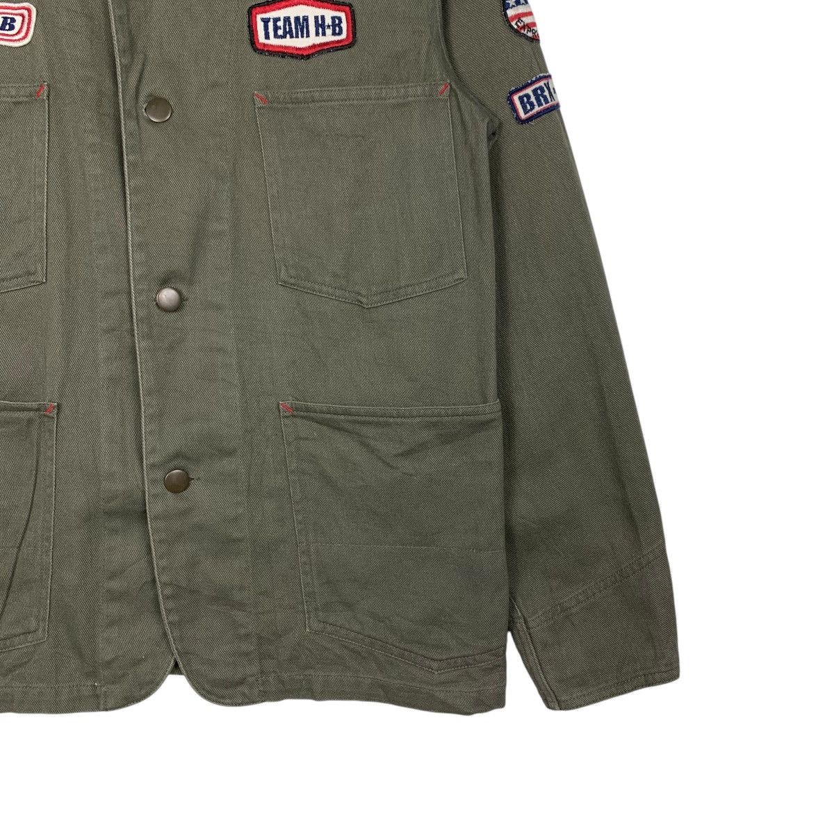 Japan Rags HEPBURN Olive Green Workwear Chore Jacket #2590-C117 Size US M / EU 48-50 / 2 - 4 Thumbnail